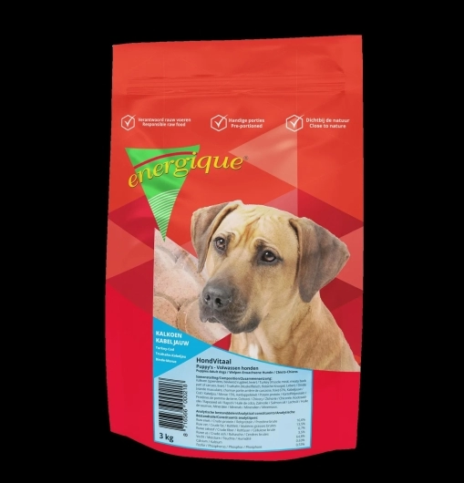 Energique Vitaal Kalkoen/Kabeljauw 3kg Energique Vitaal Kalkoen/Kabeljauw 3kg