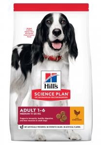 Hill’s Science Plan dog adult M chicken 2,5kg Hill’s Science Plan dog adult M chicken 2,5kg