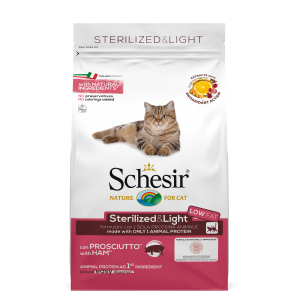 Schesir kat dry sterilized ham 400gr Schesir kat dry sterilized ham 400gr