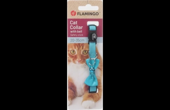Halsband met strik Castor Turkoois