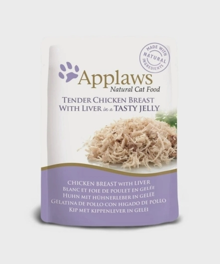 Applaws CAT QUICK SERVE JELLY Chicken & Liver 70 gr. Applaws CAT QUICK SERVE JELLY Chicken & Liver 70 gr.