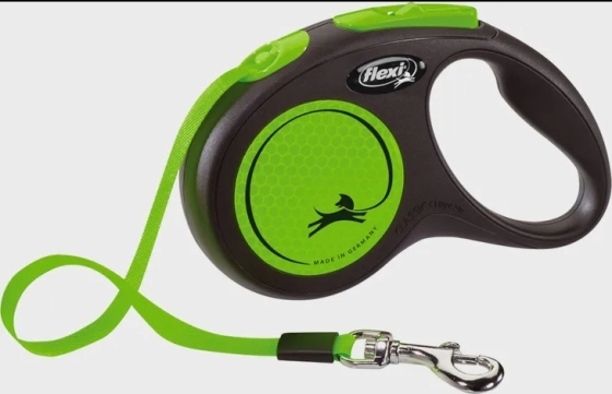Flexi Rollijn New Neon Band Fluo groen S-5M
