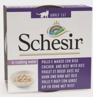 Schesir Cat 85gr - KIP & RUND RIJST (bouillon)