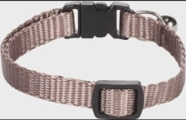 Kattenhalsband Ziggi Taupe