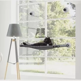 M-PETS horizon hangmat kat grijs M-PETS horizon hangmat kat grijs