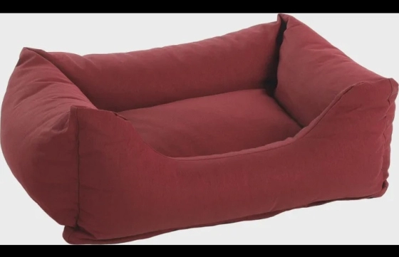 Mand Geneve Rechthoekig Bordeaux 65x50x20cm