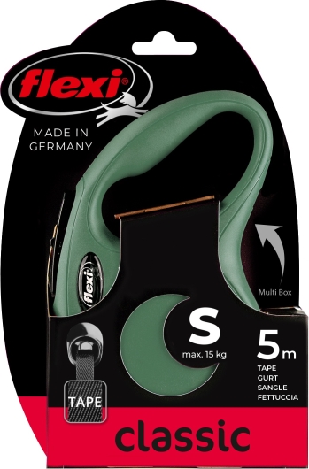 Flexi Classic Tape S Olijfgroen 5m