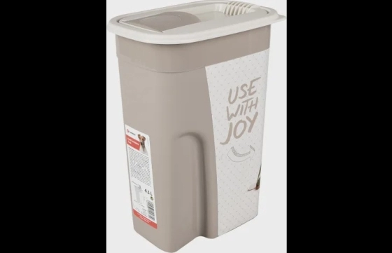Voerton June Rechthoekig Taupe & Wit 4,1liter