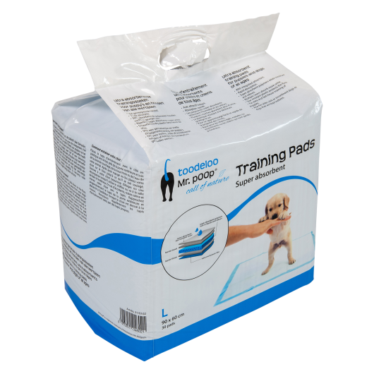 Mr.POOP TOODELOO Trainingsdoeken 30st-L 90x60cm Mr.POOP TOODELOO Trainingsdoeken 30st-L 90x60cm