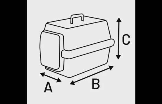 Transportkooi Nomad Grijs M 53X67X47Cm