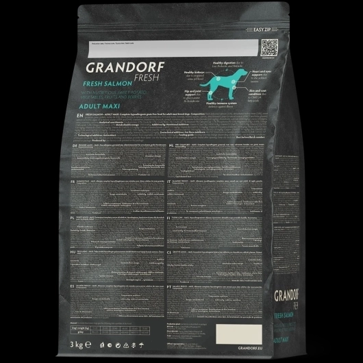 GF-Dog - Fresh Salmon - Adult Maxi Breeds - 10kg
