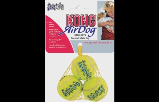 Kong® Speelgoed Air Dog Tennisbal Geel XS
