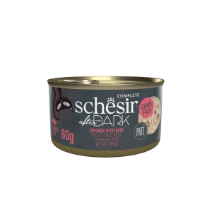 Schesir After Dark kat blik paté kip&rund 80gr
