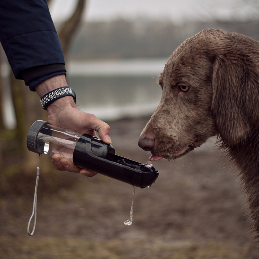 Drinkfles compact Zwart