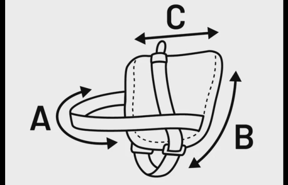 Harnas Pluto Zwart L
