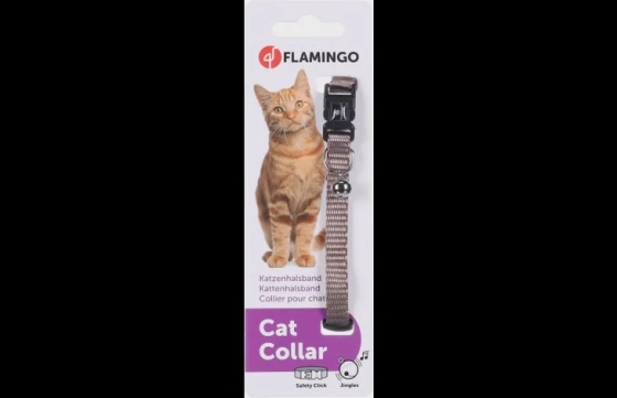 Kattenhalsband Ziggi Taupe