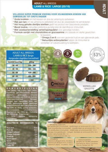 Cpro Food Adult Lamb & Rice Large 10kg