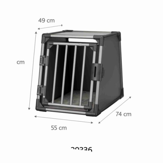 Vervoersbox, aluminium M 55x61x74cm