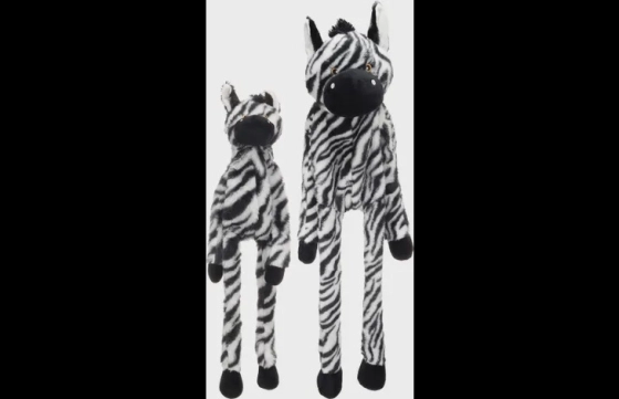 Speelgoed Zira Zebra Zwart & Wit Small