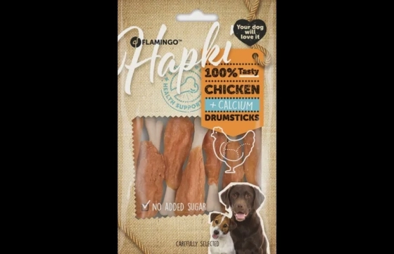 Snack Hapki Calcium drumstick met kip