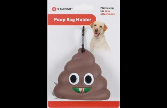 Poepzakhouder Droppie Bruin