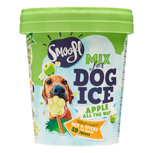 Smoofl honden ijsmix appel 160gr Smoofl honden ijsmix appel 160gr