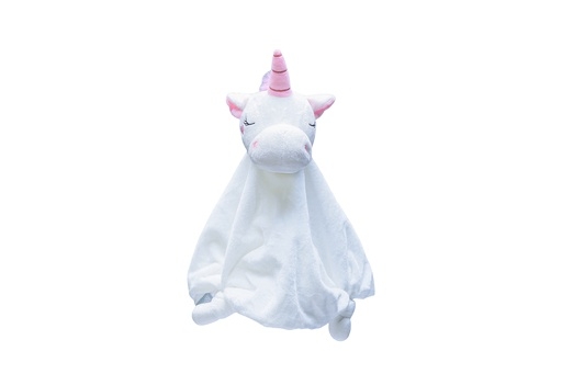 BZ PUPPY KNUFFELDOEK UNICORN WIT 33 BZ PUPPY KNUFFELDOEK UNICORN WIT 33