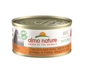 Almo Nature HFC cat blik natural kip&tonijn 70gr