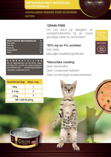 Cprofood Chicken Tartare & Carrot & Parsley 70g