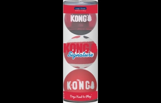 Kong® Speelgoed Signature Rood Bal