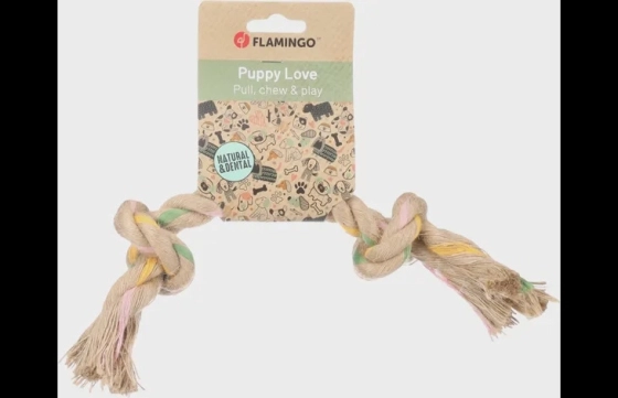 Puppy Luro Touw met 2 knopen