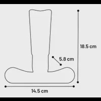 Speelgoed Nyl'o Bamboo T-Bone met rundsmaak Large