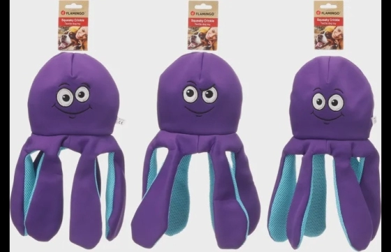 Speelgoed Franne Octopus Emoji Paars