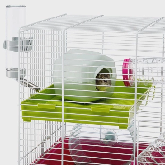 LAURA - Hamster cage on two floors, complete with tubes