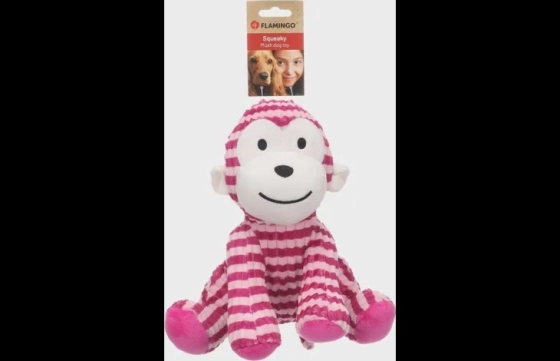 Speelgoed Azor aap roze