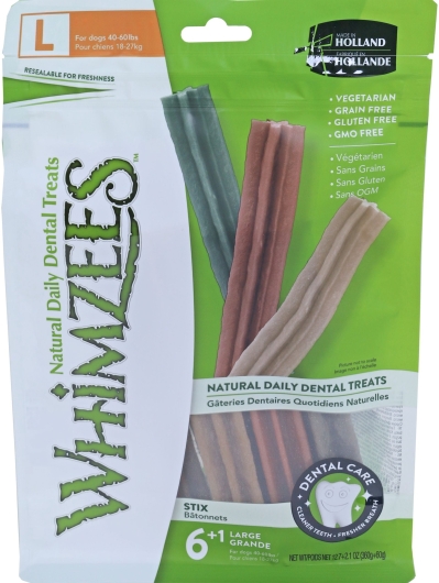 Whimzees stix assorti large, 7 stuks in valuebag