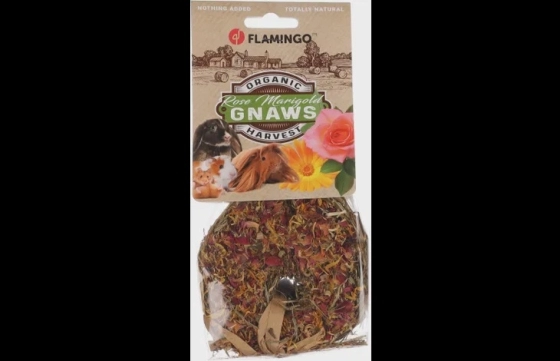 Hooirol donut rood/goudsbloem 65g