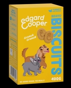 Edgard&Cooper biscuit adult turkey&chicken 400gr Edgard&Cooper biscuit adult turkey&chicken 400gr