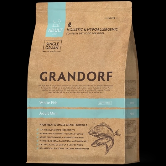 GD-Dog - White Fish - Adult Mini Breeds - 1 Kg