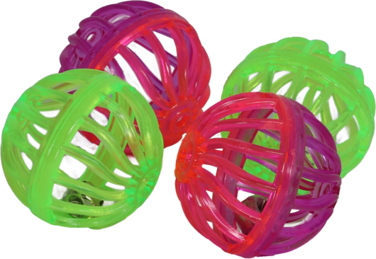 Boon kat speelgoed traliebal+bel assortie 4cm