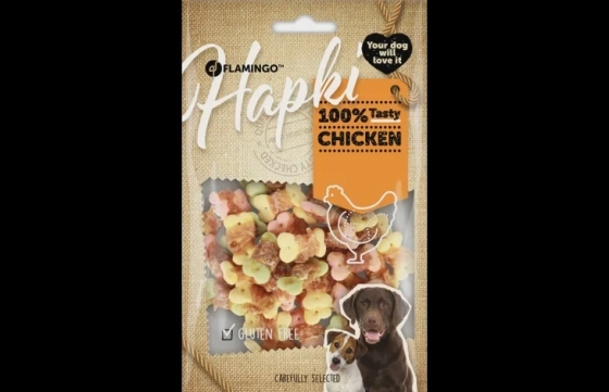 Snack Hapki Koekje met kip Meerkleurig