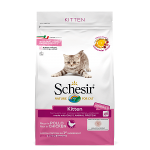 Schesir kitten dry kip 400gr Schesir kitten dry kip 400gr