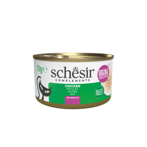 Schesir Complementary kat blik bouillon kip 70gr
