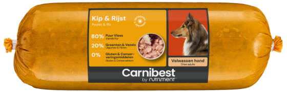 Carnibest Kip & Rijst 1kg Carnibest Kip & Rijst 1kg