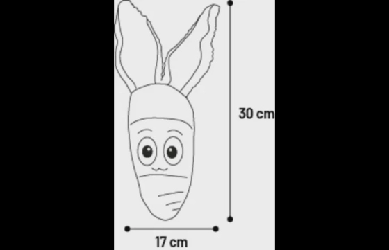 Speelgoed Krafu Wortel Oranje