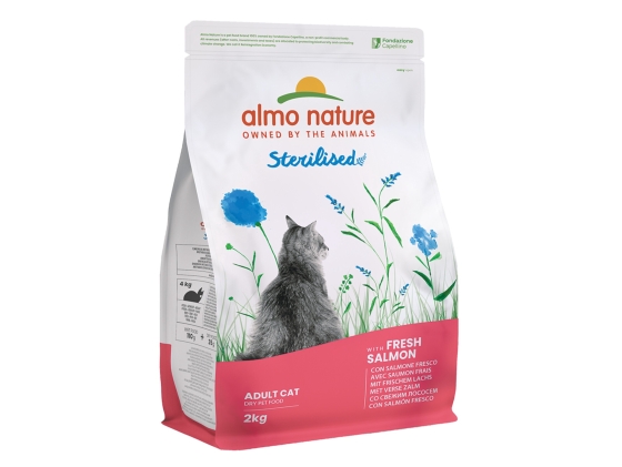 Holistic Cats 2Kg Sterilised - zalm en rijst Holistic Cats 2Kg Sterilised - zalm en rijst