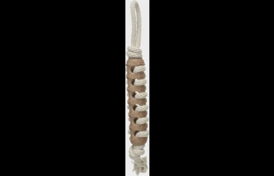 Speelgoed Wilga Staaf met touw Bruin