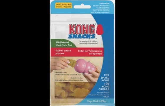 Kong® Snack Snacks™ puppy's Koekje met kip & rijst