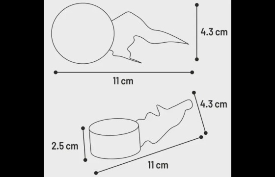 Speelgoed Texu Schijf & Bal Bruin