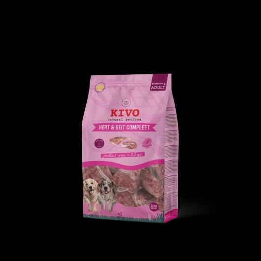 Kivo Hert & Geit porties 500g